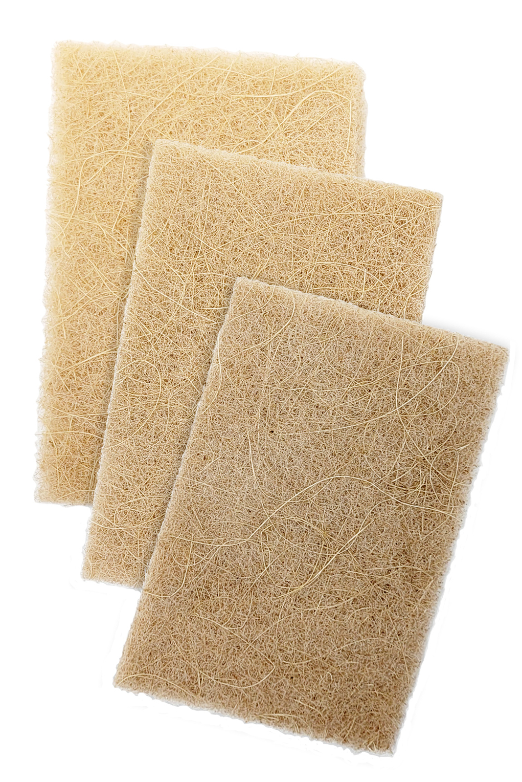3-PACK – All Natural Scrub Pads – 100% Biodegradable Coconut Scouring Pads