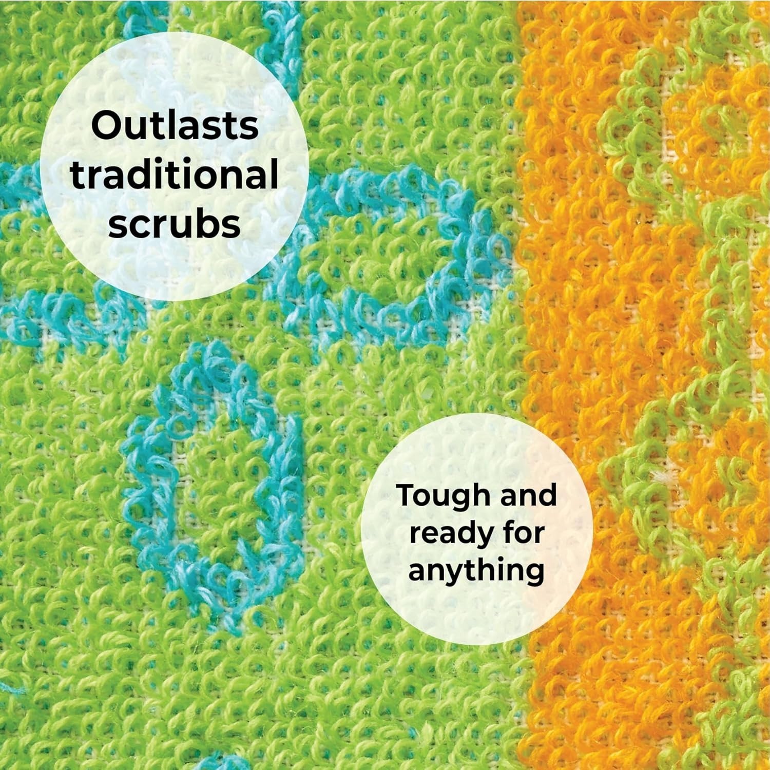 Skoy Scrub Reusable Dish Scrubber | Non Scratch Kitchen Cleaning Pad Multi Pack