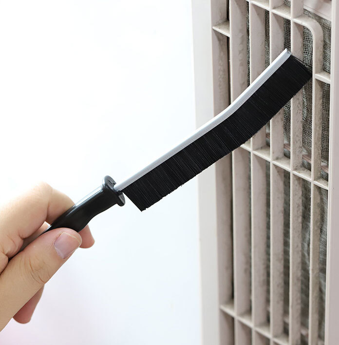 2X Hard Bristle Recess Crevice Cleaning Brush Household Tools Gap Cleaning Brush