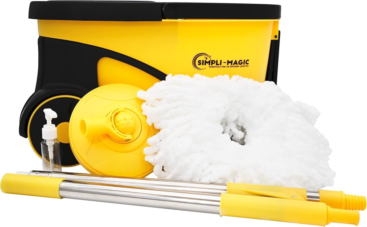 Simpli-Magic Deluxe Stainless Steel Rolling Spin Mop System Replacement