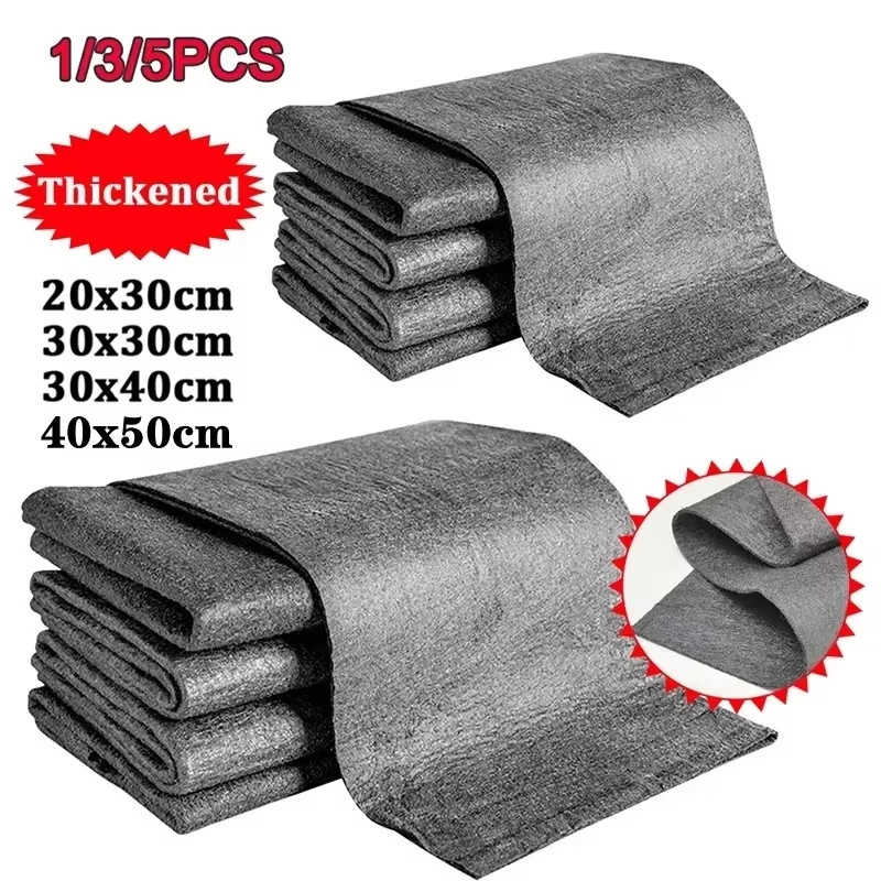 Thickened Magic Cloth Cleaning Cloth Tool No Trace Reusable Microfiber Washing R