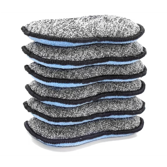Multi-Purpose Sponges Kitchen by Scrub-It – Non-Scratch Microfiber Sponges for C
