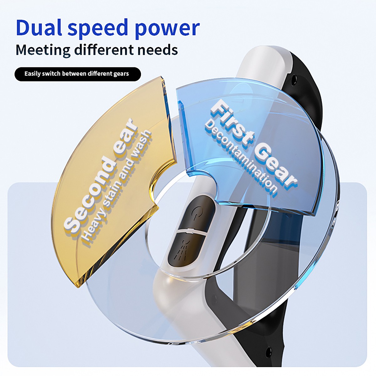 3 In 1 Household Floor Scrubber Wireless Handheld Electric Mop