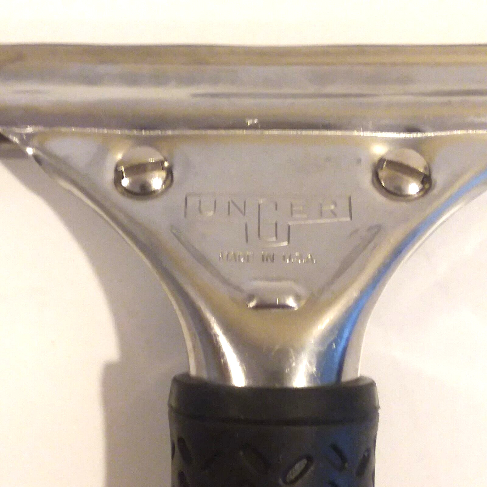UNGER PR250 10″ Stainless Steel Window Squeegee Rubber Grip Fast Lock NEW
