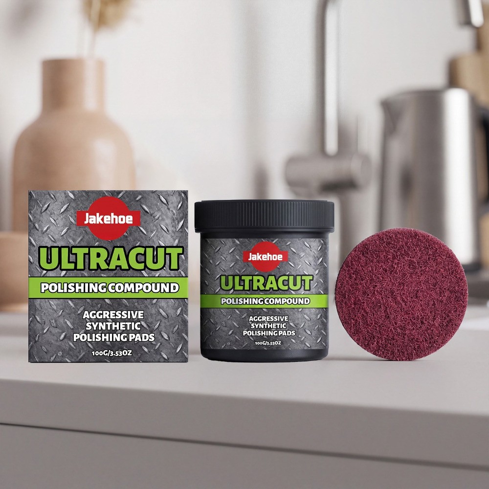 1-3SET 2026 New Ultracut Polish 100G Surface Restoration Compound With Pad~USA