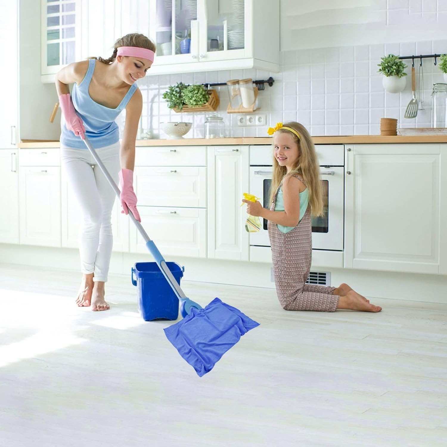 6 Pcs Extra Large Microfiber Cleaning Cloth 20″ x 30″ Washable Reusable Large