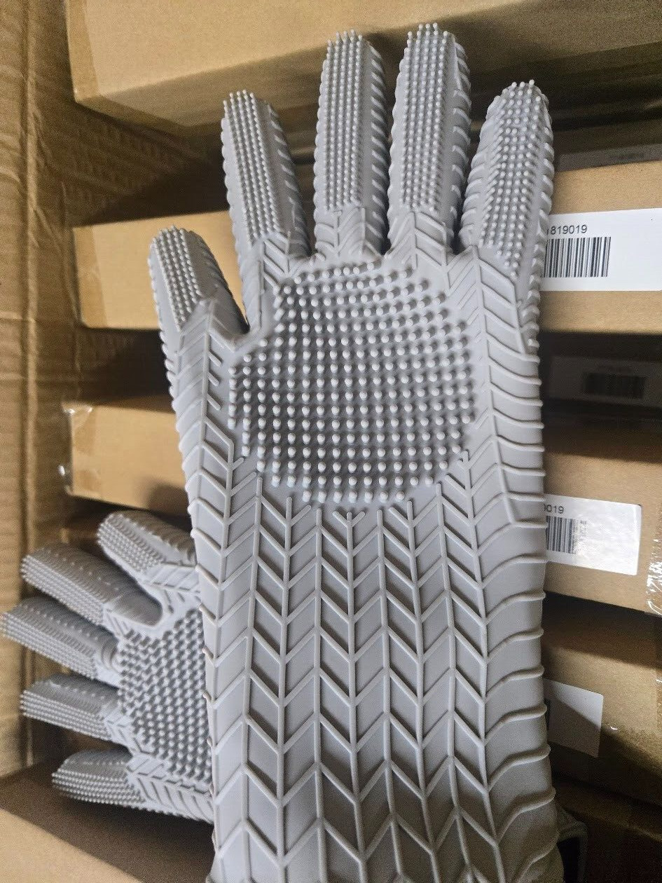 24 Pairs Silicone Heat Resistant Kitchen OVen Cooking Flame Glove Wholesale Deal