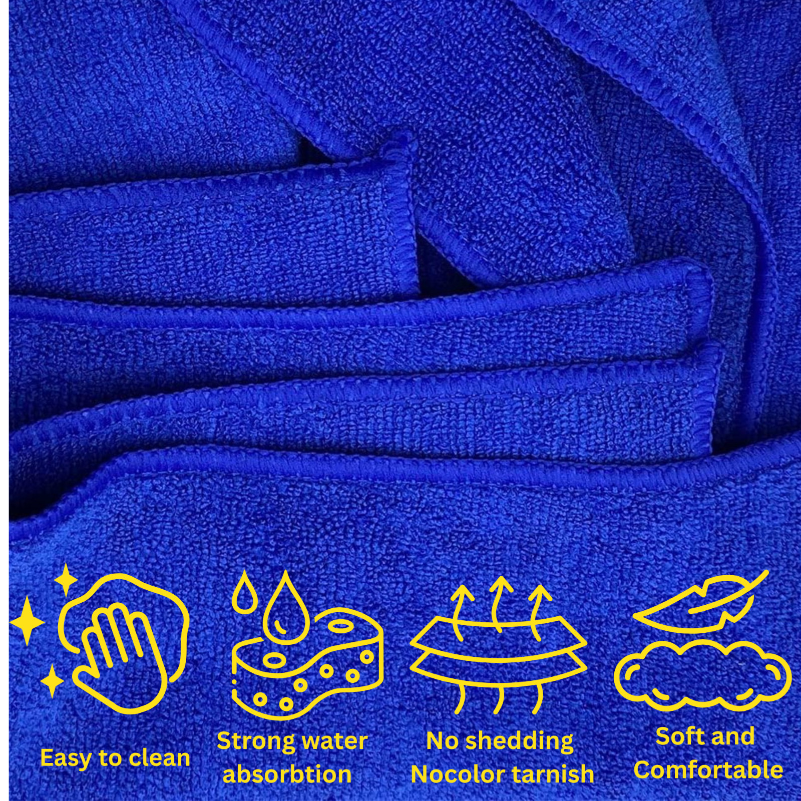 Microfiber Cleaning Cloth Towel Soft Rag Car Polishing No Scratch Auto Detailing