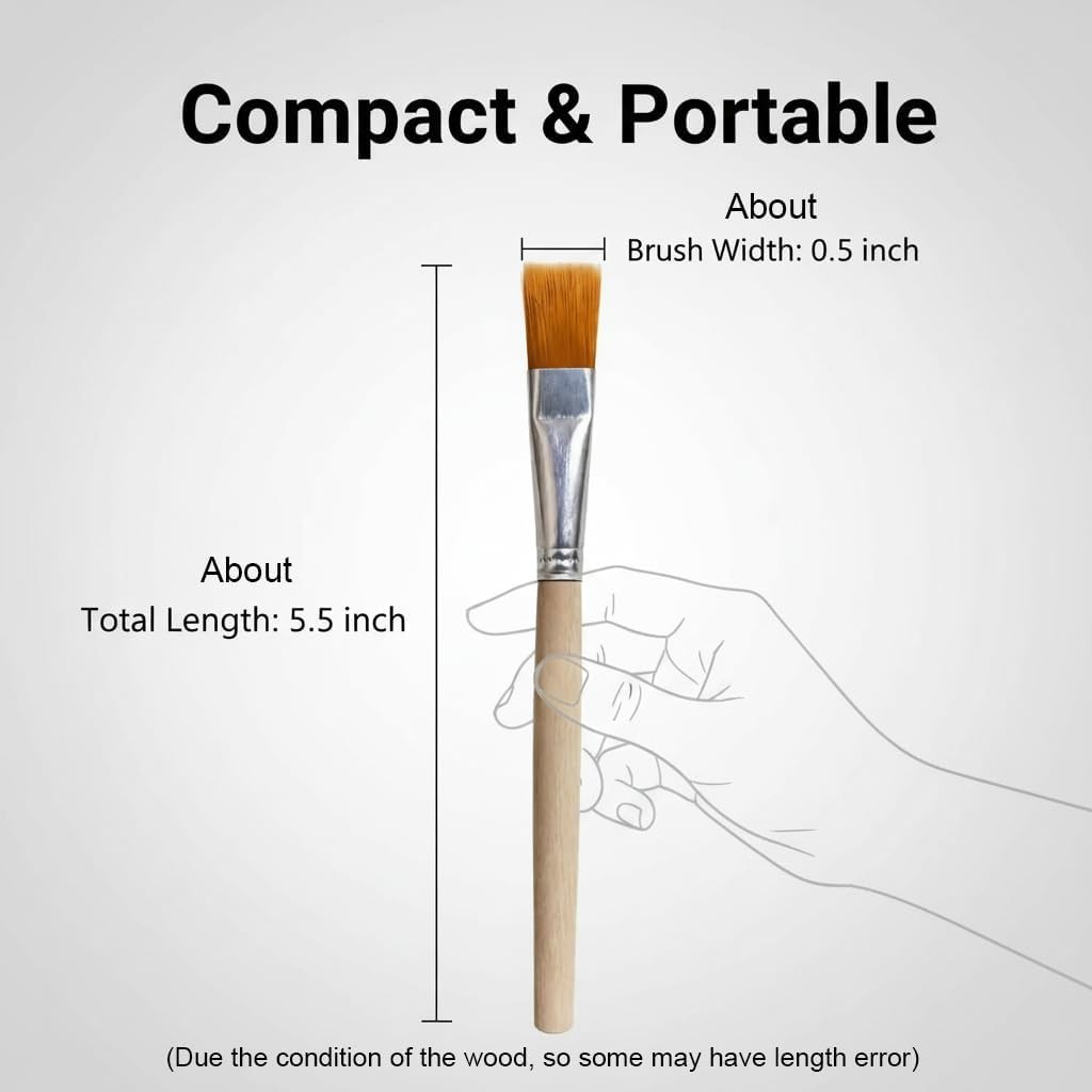 Wood Handle Anti-Static Brushes for Keyboard, Electronic Component Cleaning,