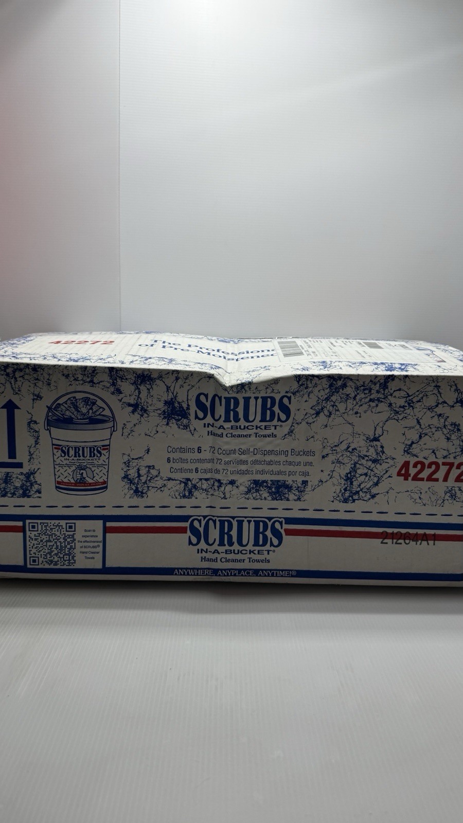 Scrubs In-A-Bucket 42272 10×12″ Hand Towel, 72 Count – 6 Tubs, FREE SHIPPING