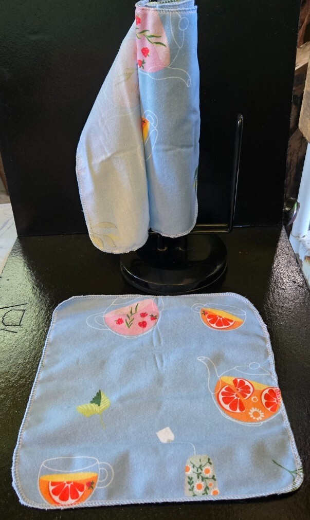 Reusable Cloth “Un” Paper towels w/out Cardboard Roll