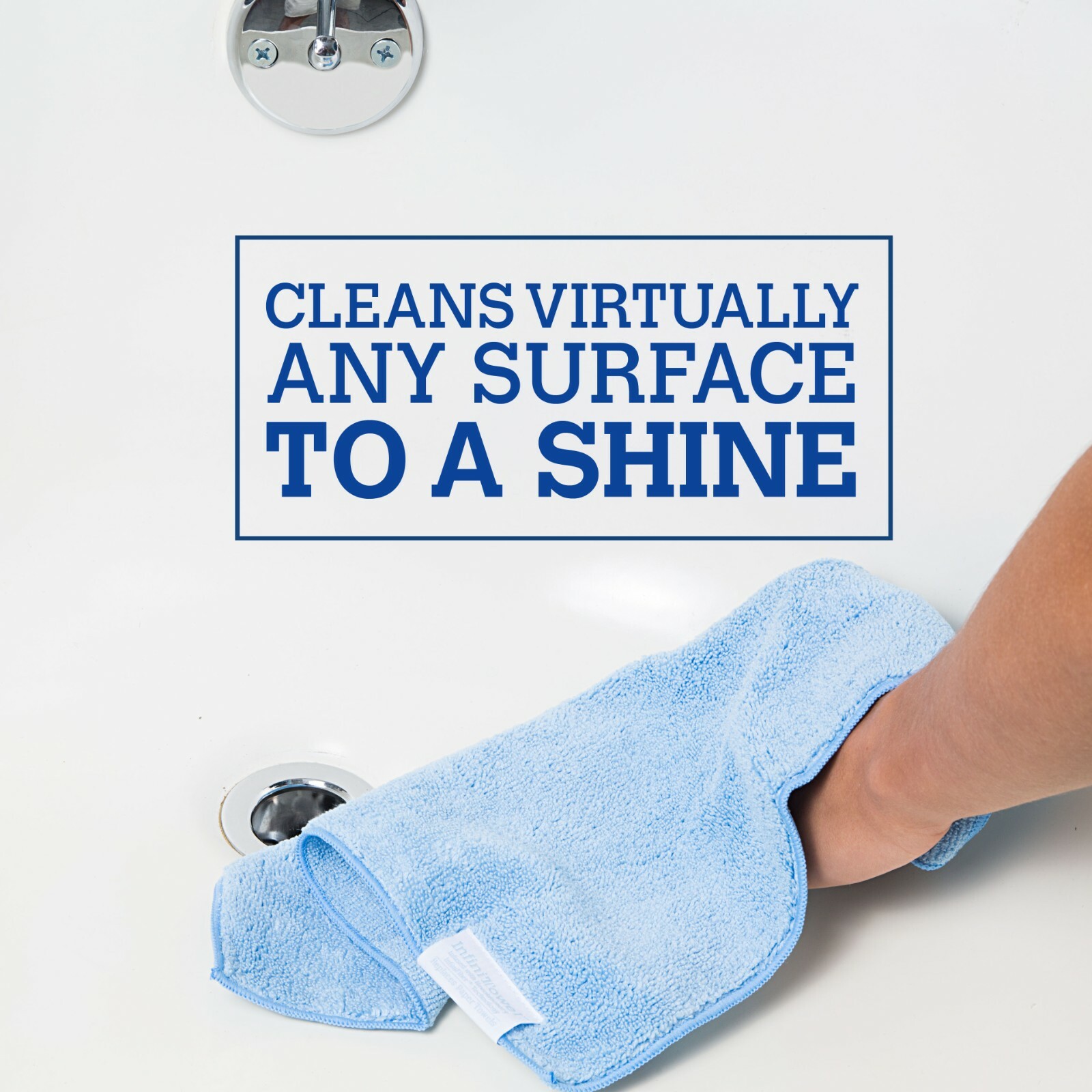 InfiniTowel® Revolutionary Eco Fiber Towel That Replaces Paper Towels, 4pk, Blue