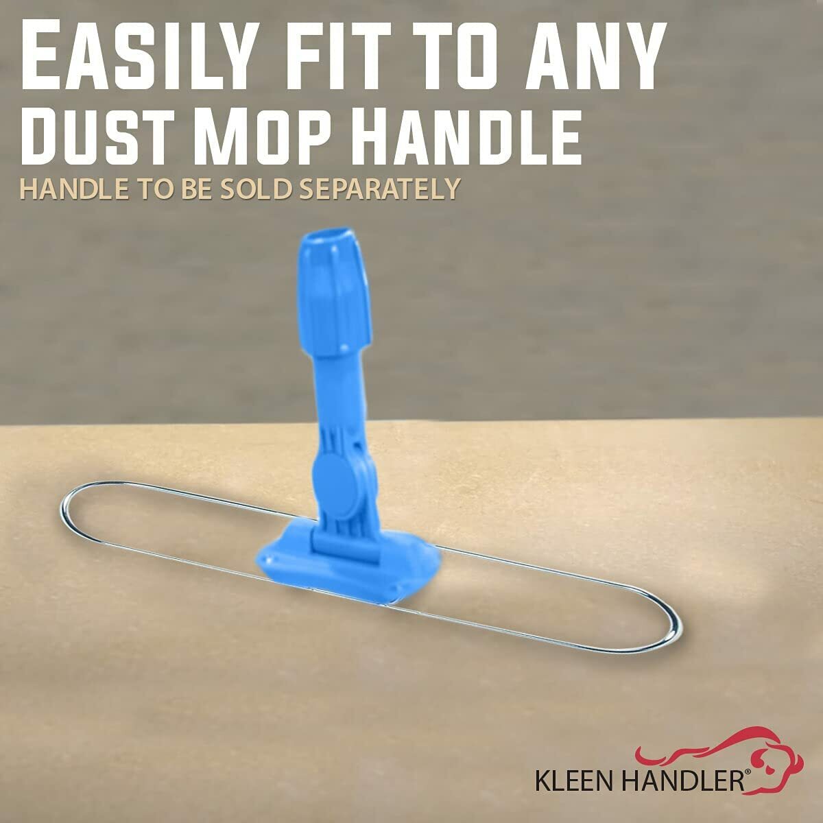 Commercial Dust Mop Frame, Rust-resistant, Silver, Pack of 12