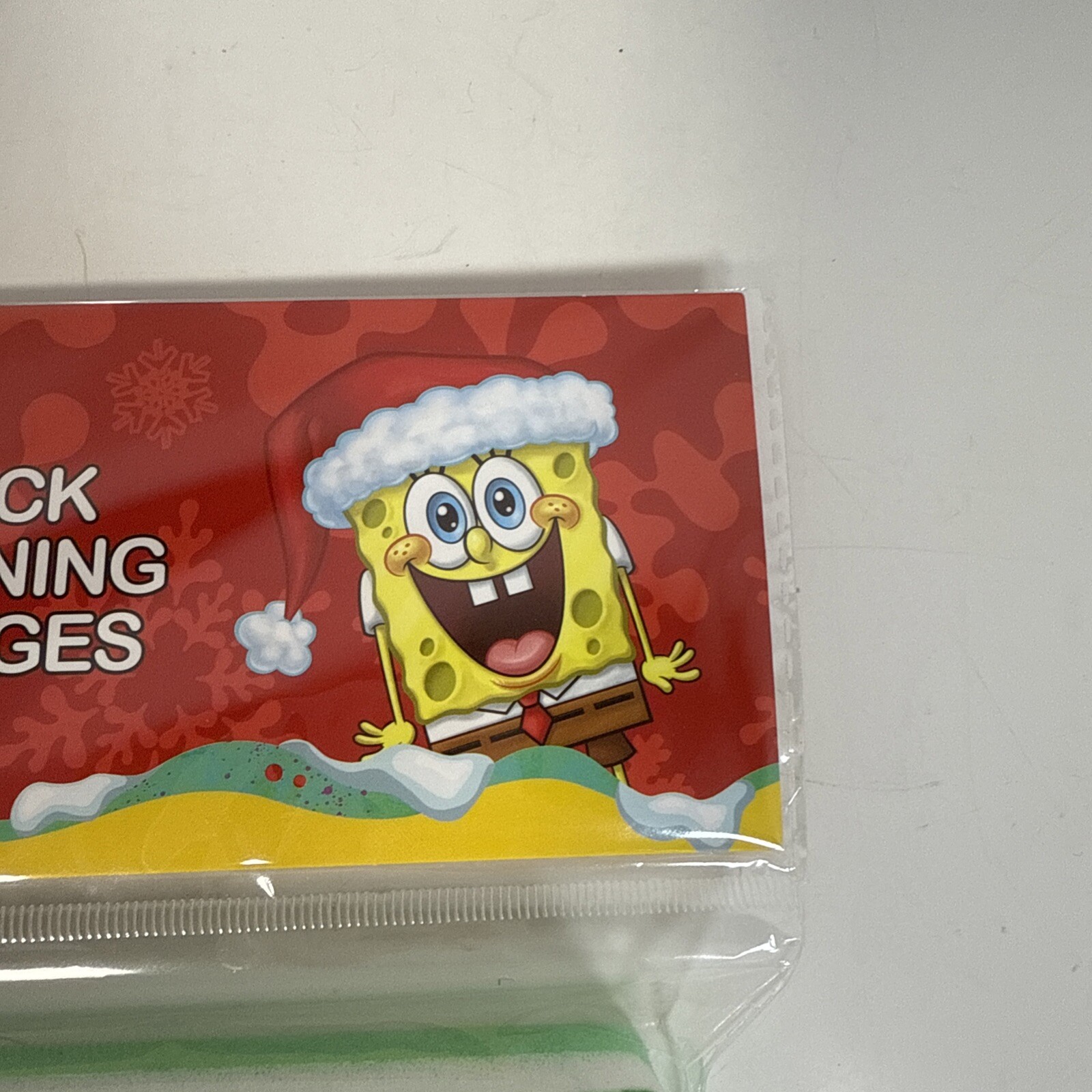 Nickelodeon SpongeBob Sqaurepants Holiday 4-pack cleaning sponges, NEW 2024