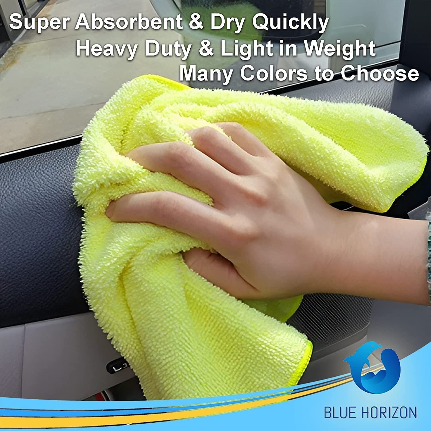 Microfiber Cleaning Cloth Set Of 24 Towel Rag Car Polishing Detailing No-Scratch