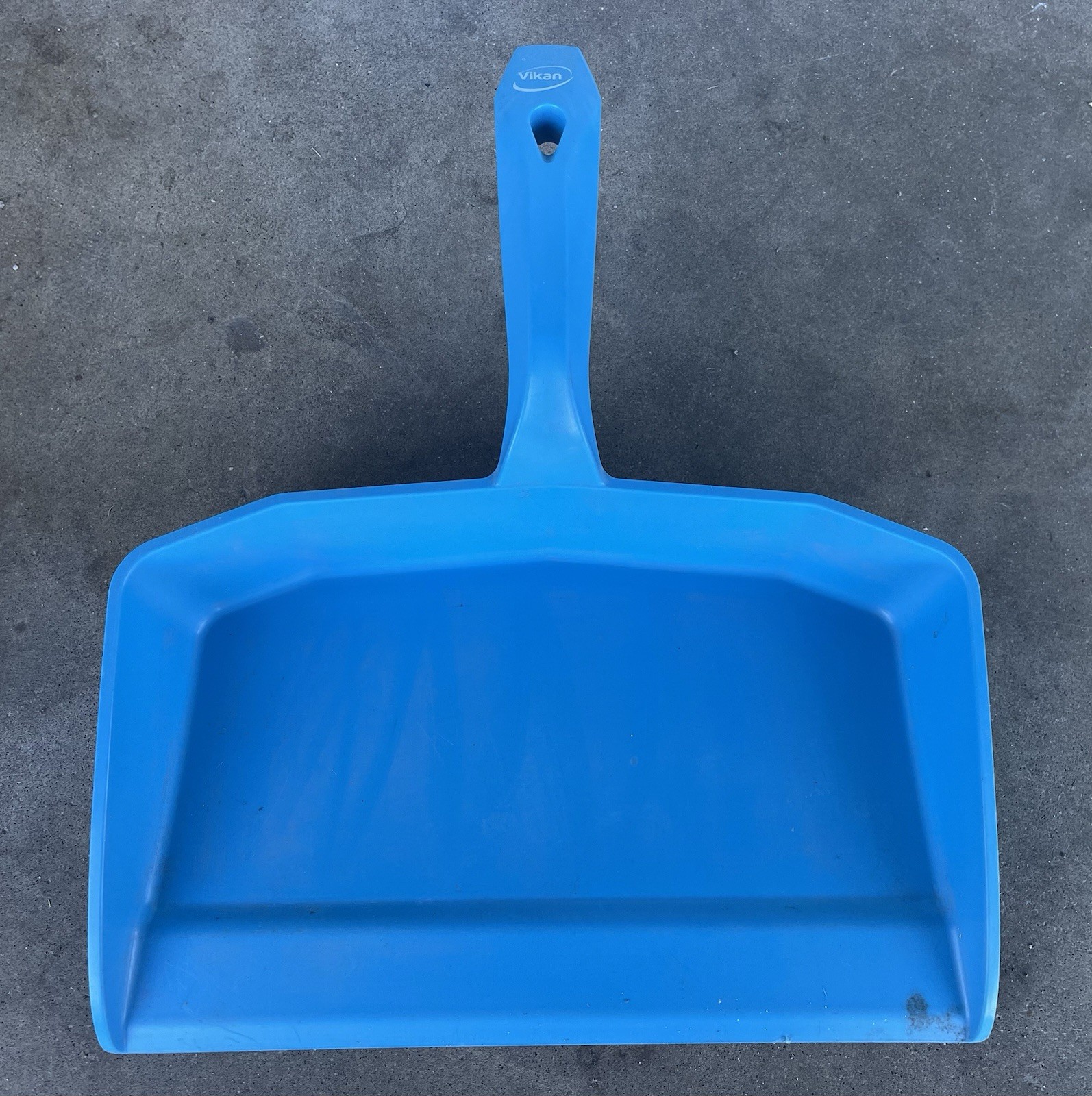 Vikan Blue Cleaning Tool Set w/ Handle: Broom Heads, Dustpan, Squeegee, Brush
