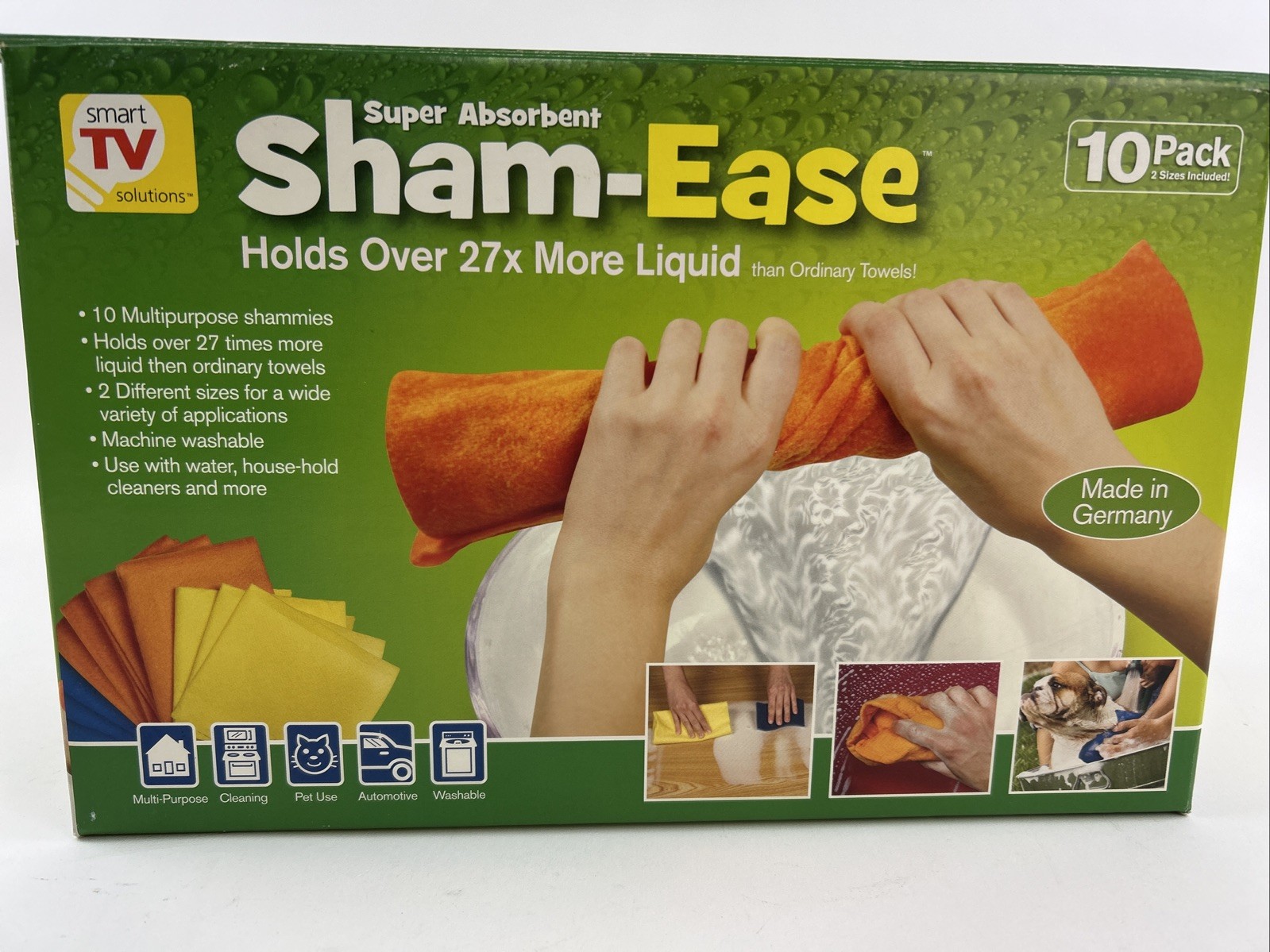 Sham-Ease 7 Pack Shammy Towels Chamois Smart TV Solutions Shammies Germany