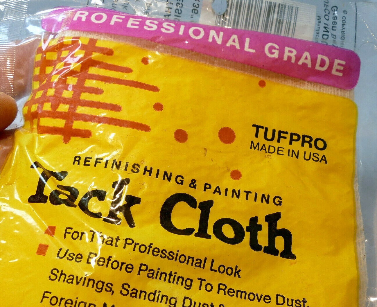 Turfpro USA TACK CLOTH 18″ X 36″ SUPER TUFF thread count 20-12