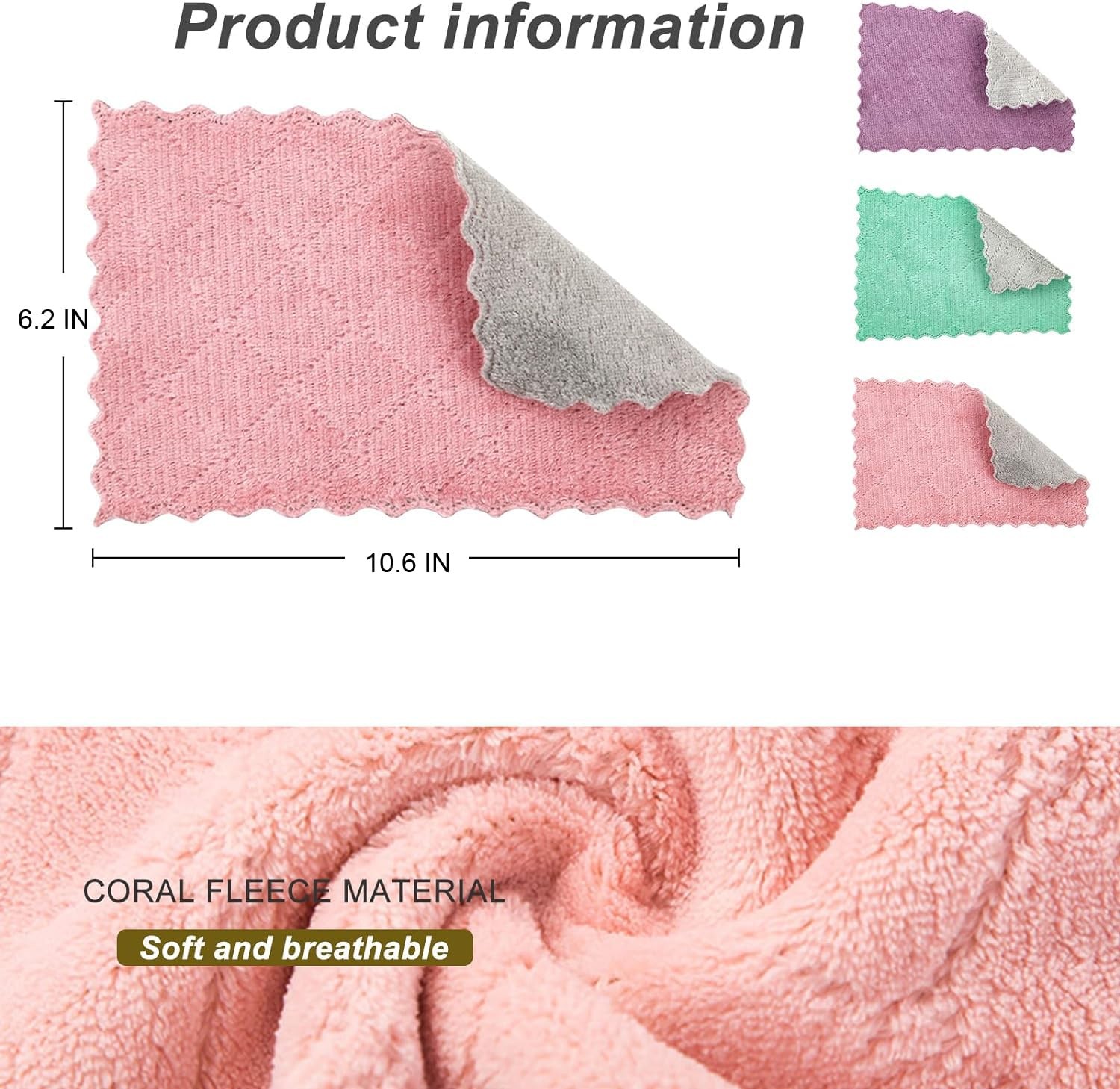 Paño de limpieza, cocina, toallas de cocina, súper absorbentes, secado rápido.