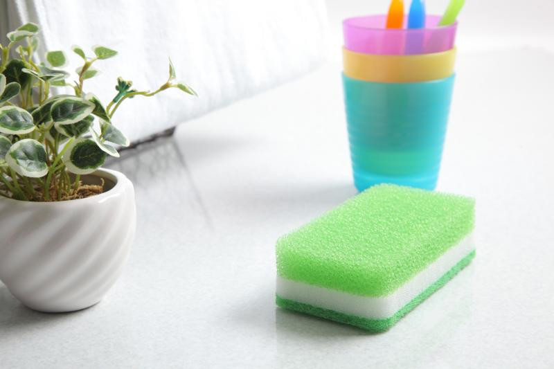 Duskin kitchen sponge antibacterial type 3 colors 9 pieces set Japan