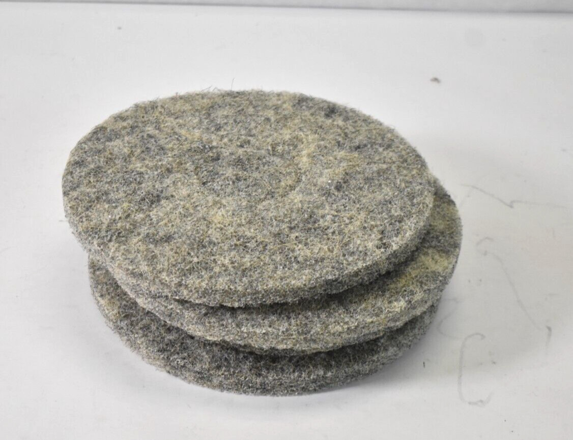 Lot of 4 11″ Scrubbing Pad Circle Replacements Unbranded Multi Colored