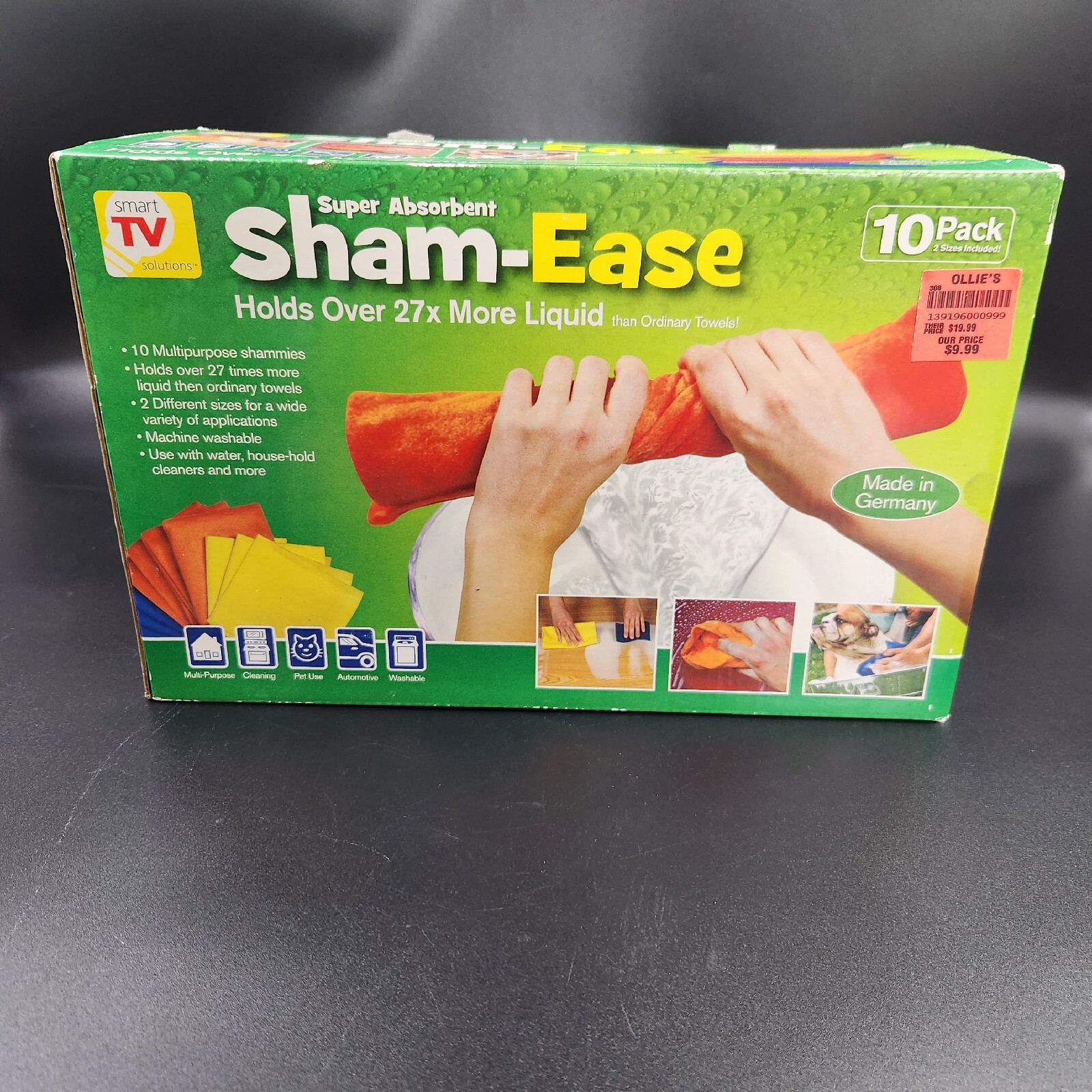 Sham-Ease 10 Pack Shammy Towels Chamois Smart TV Solutions Shammies Germany