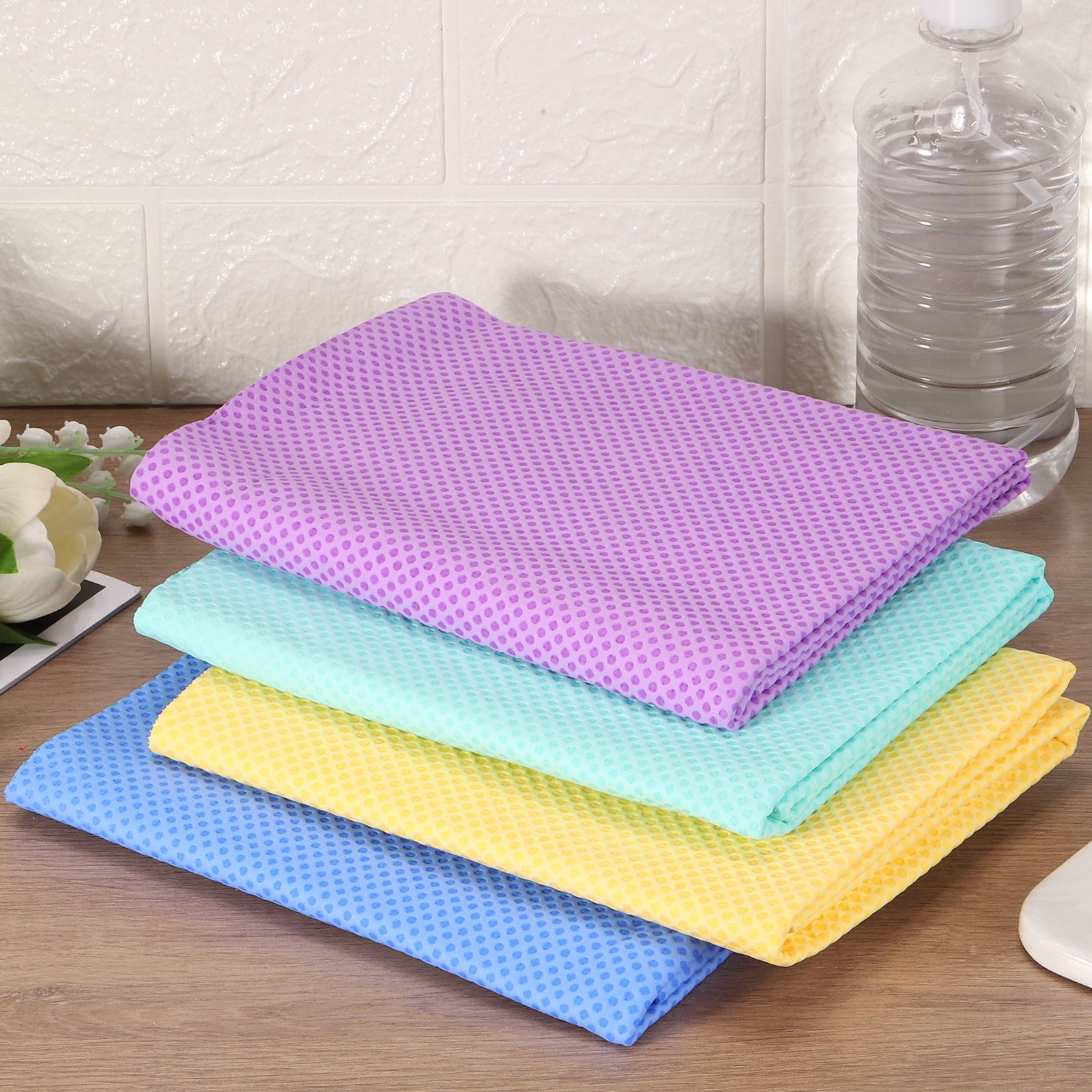 Shammy Cloth for Car Drying, 26 x 17 Inch Chamois Towel, Pink