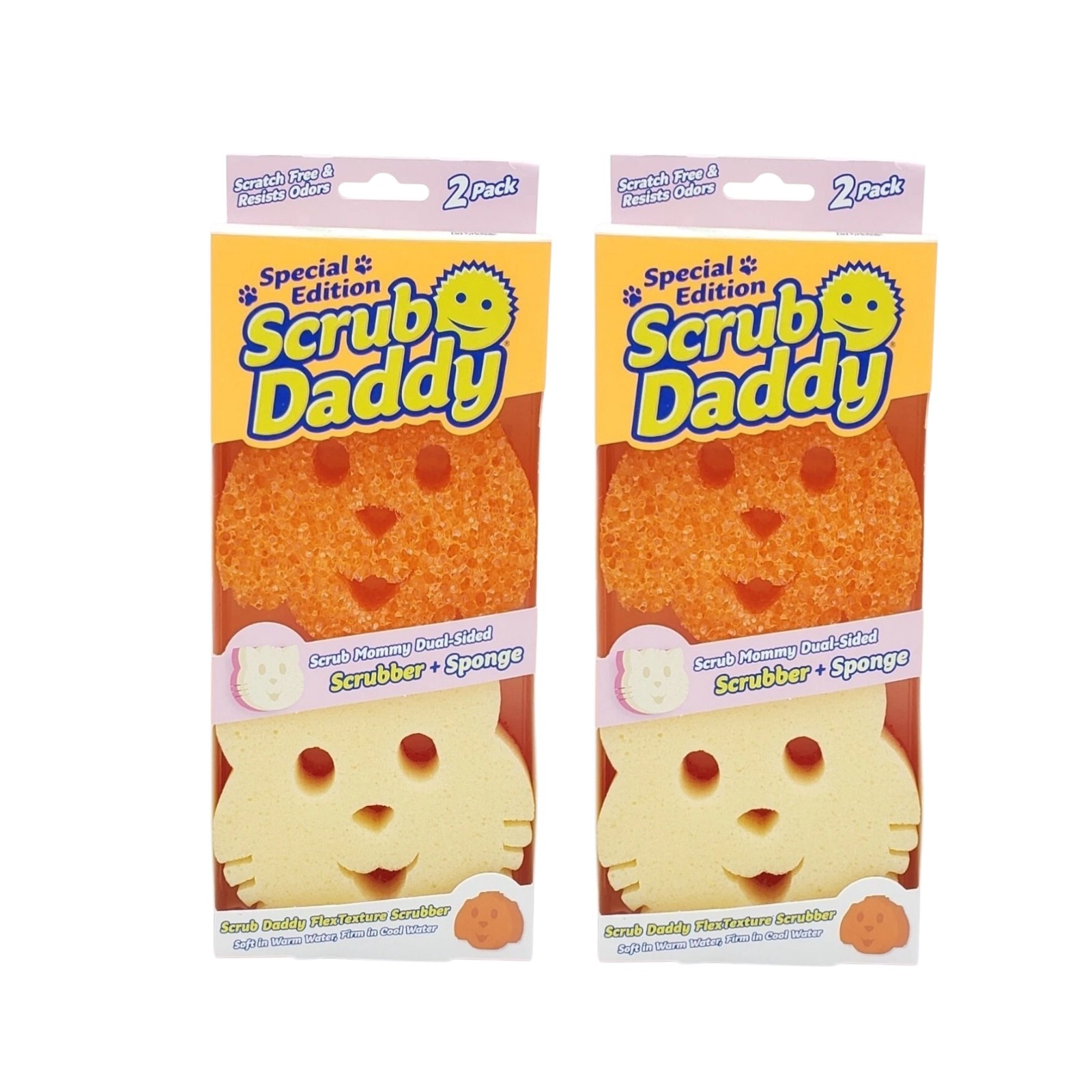 Scrub Daddy Special Edition Dog And Cat 2-Pack Scrub Mommy – Set Of 2