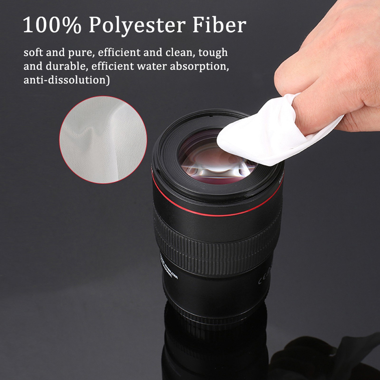 100pcs Bag 6inch Phone LCD Repair Clean Cloth Anti Static Microfiber Cleanro AP9