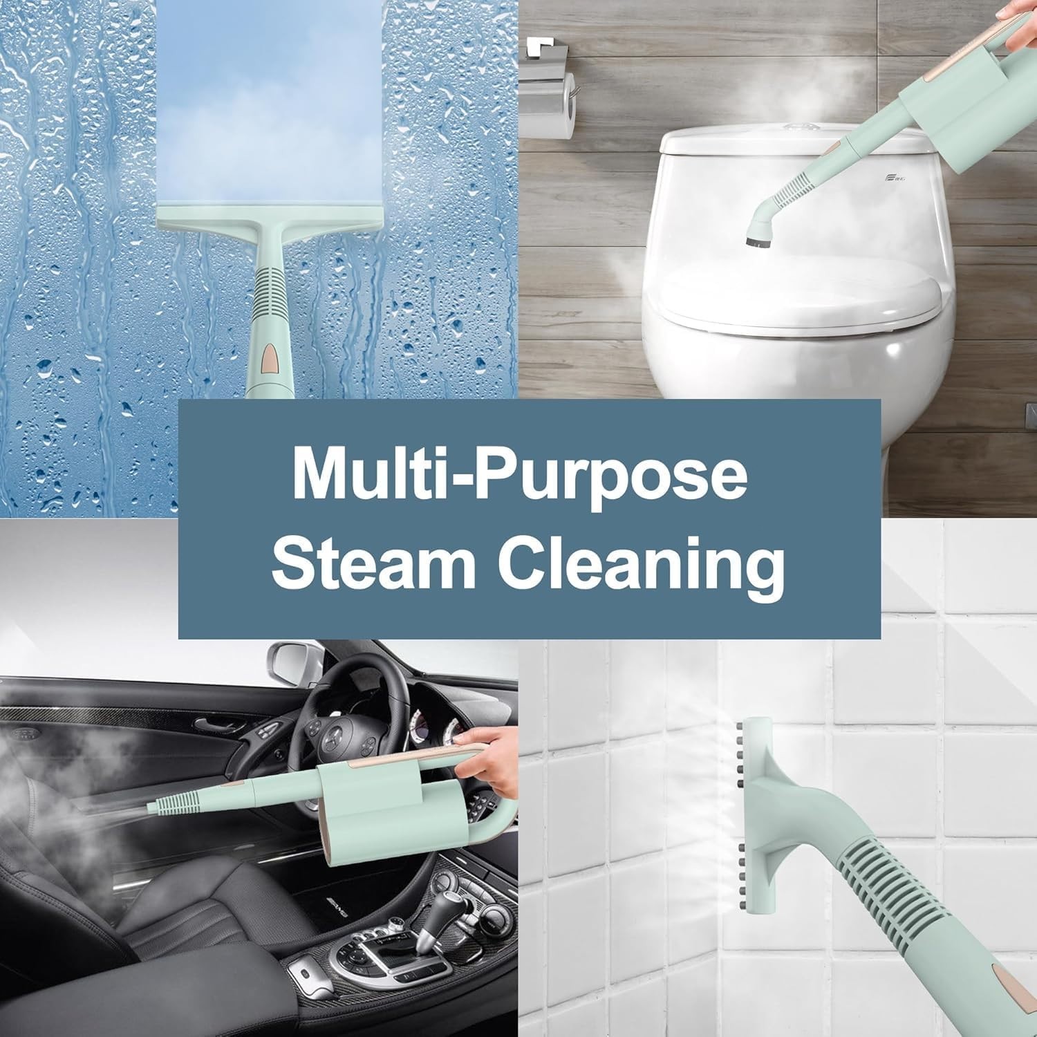 Steam Mop Handheld Cleaner Floor Steamer Carpet Cleaner Hardwood Tile Grout