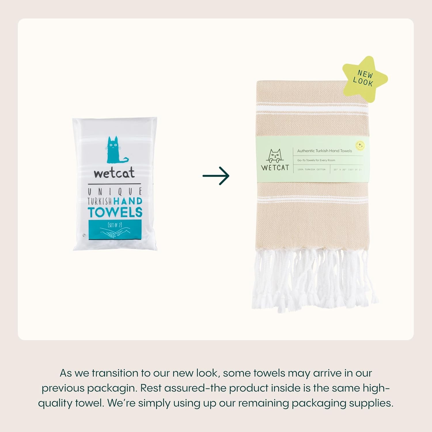 Turkish Hand Towels with Hanging Loop, Set of 2 (20″ x 30″) 100% Turkish Cotton,