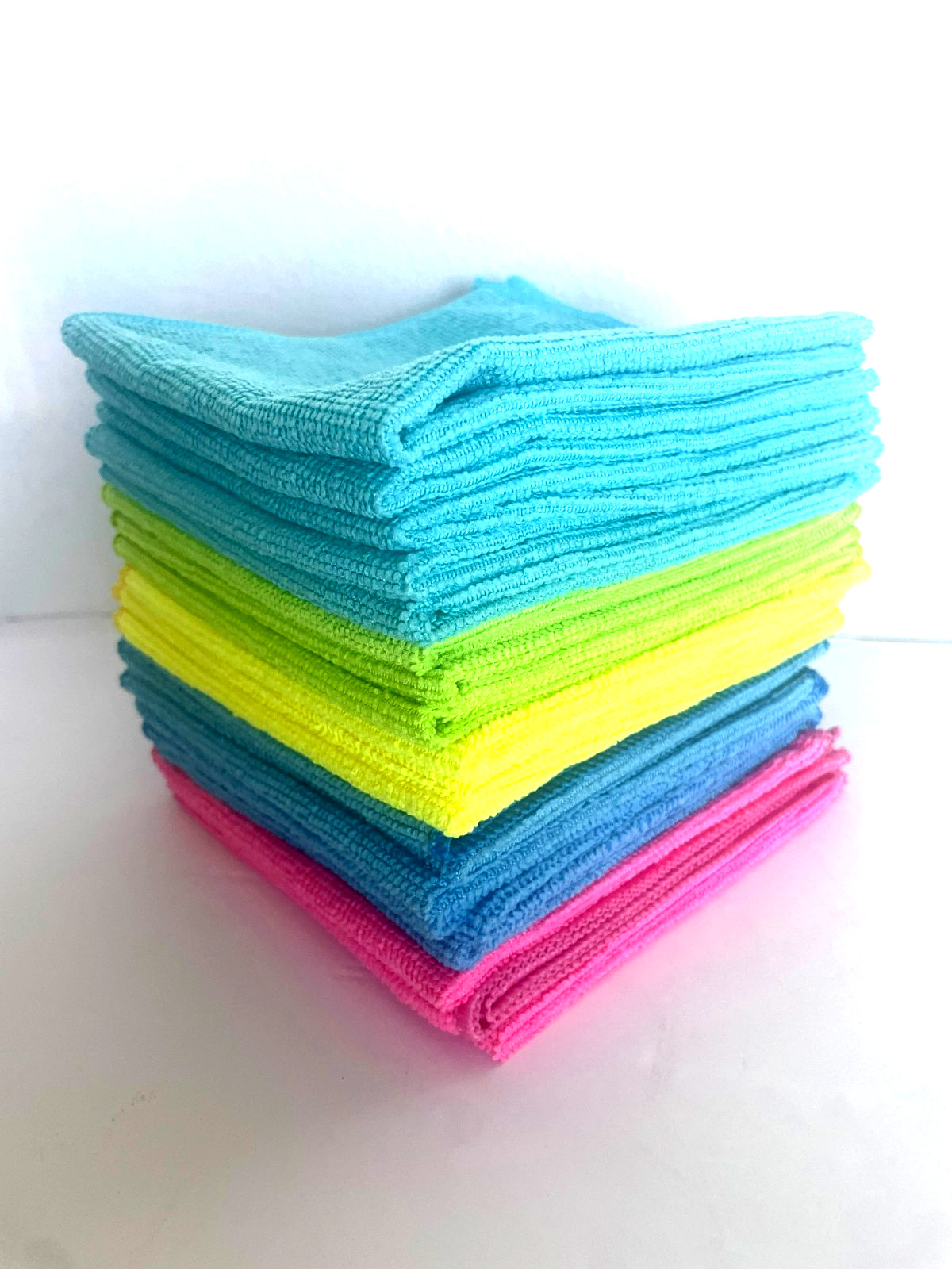 Microfiber Cleaning Cloths,Towels,Rags 20 Pack 11.5″x11.5”for Home ,Kitchen&Gym
