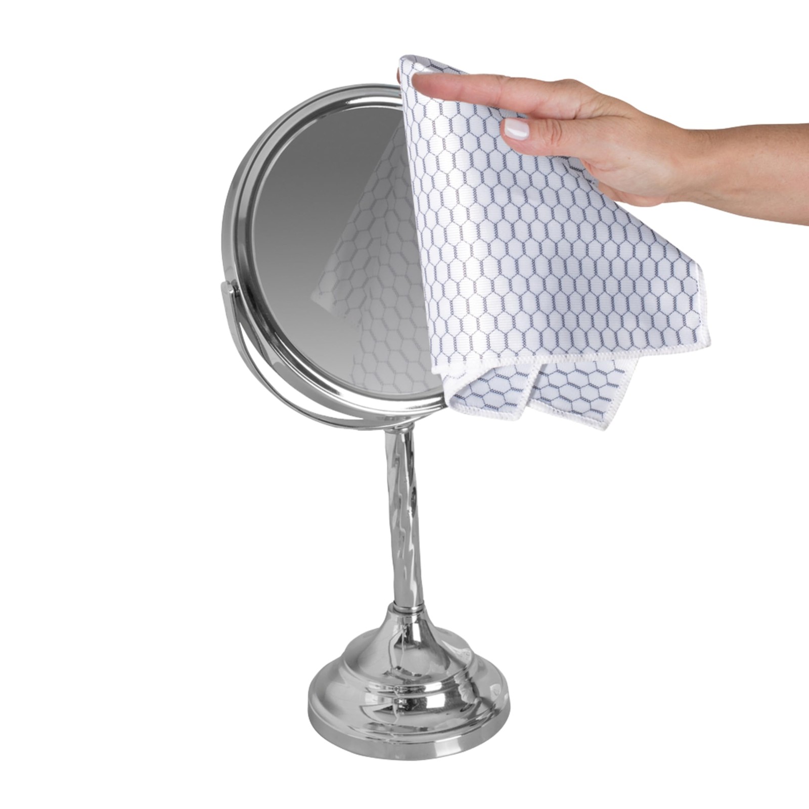 Casabella Lint Free Microfiber Cleaning Cloths 12X14 Set Of 2 For Glass Mirrors
