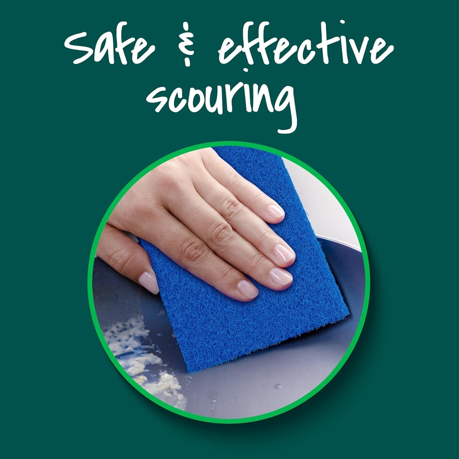 Scotch-Brite Non-Scratch Scour Pads, 3 Pads