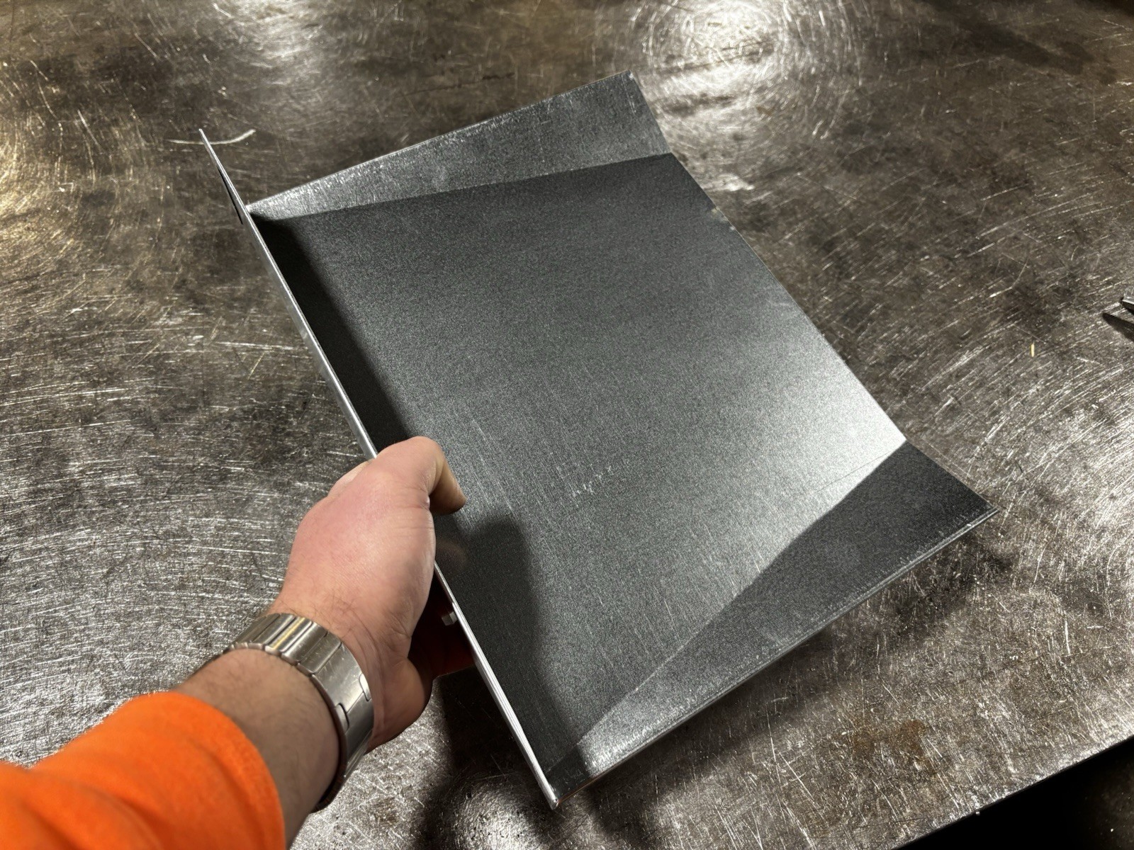 15 INCH HEAVY DUTY STEEL DUSTPAN (HANDMADE)