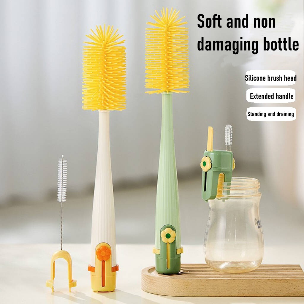 5 In 1 Multifunctional Bottle Brush Set Long Handle Cup Brush Cleaning Brush