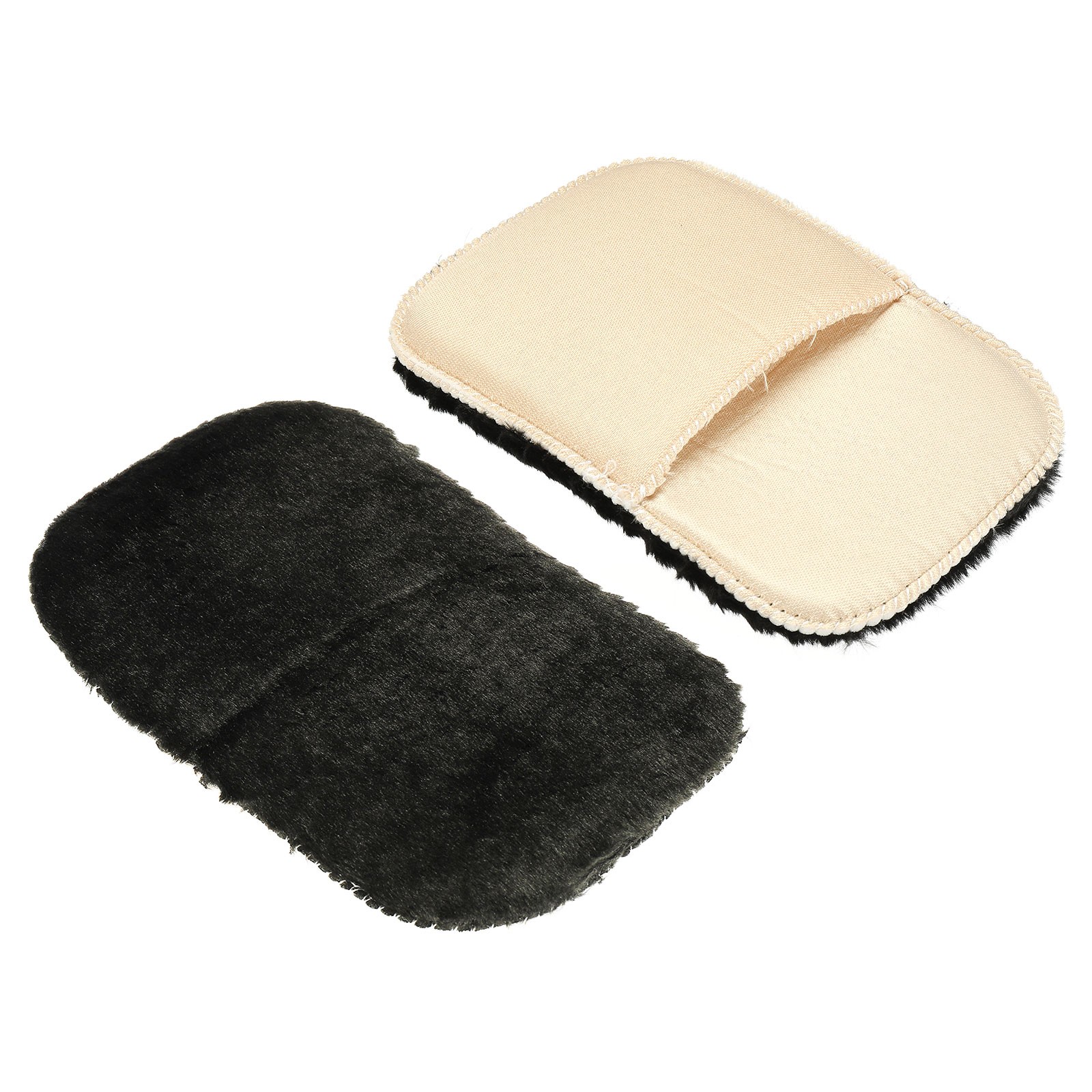 2Pack, Shoes Polishing Gloves Cleaning Shine Cloth for Leather Boots Black