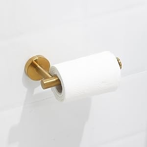 4 Piece Brushed Gold Stainless Steel Bathroom Hardware Set Include Hand Towel