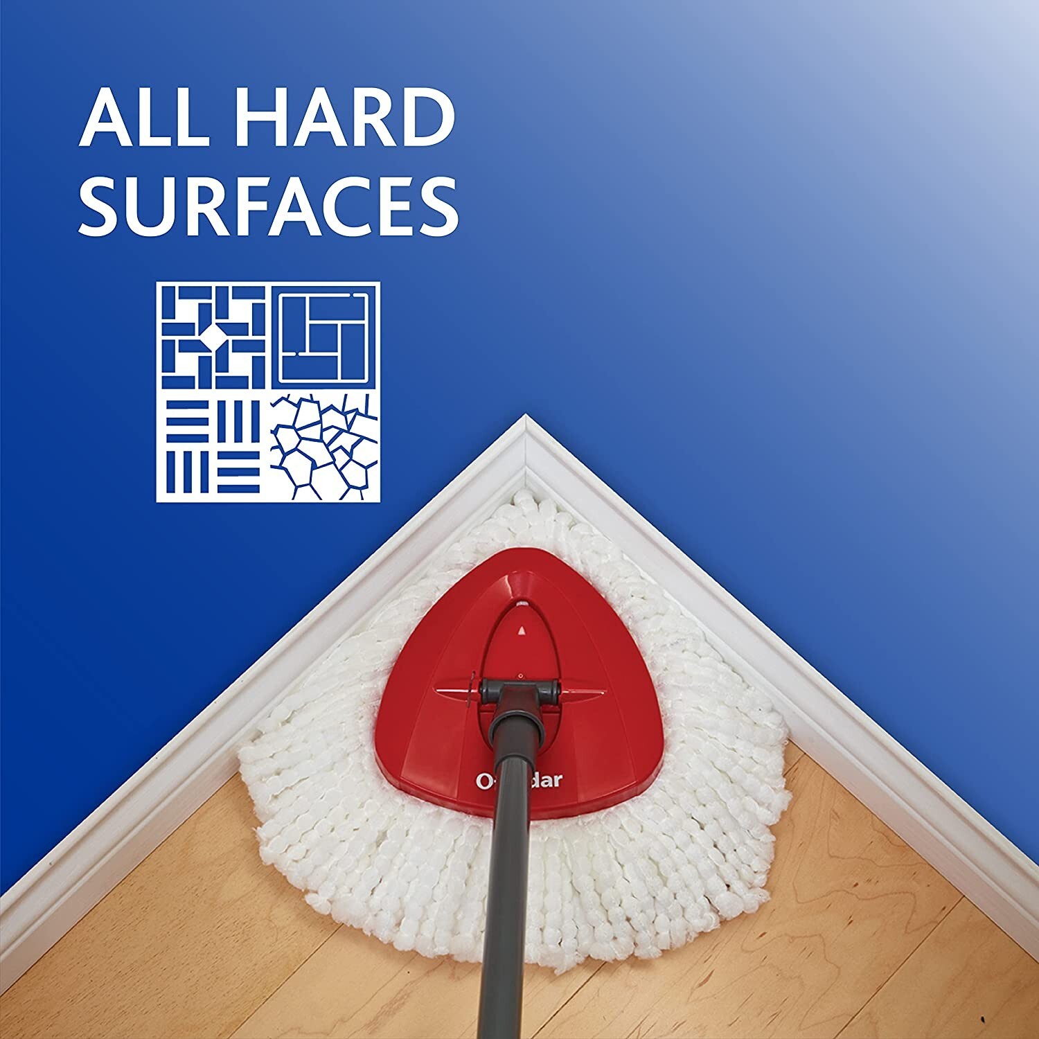 O-Cedar Easy Wring Spin Mop Refill, 1 Count (Pack 6)