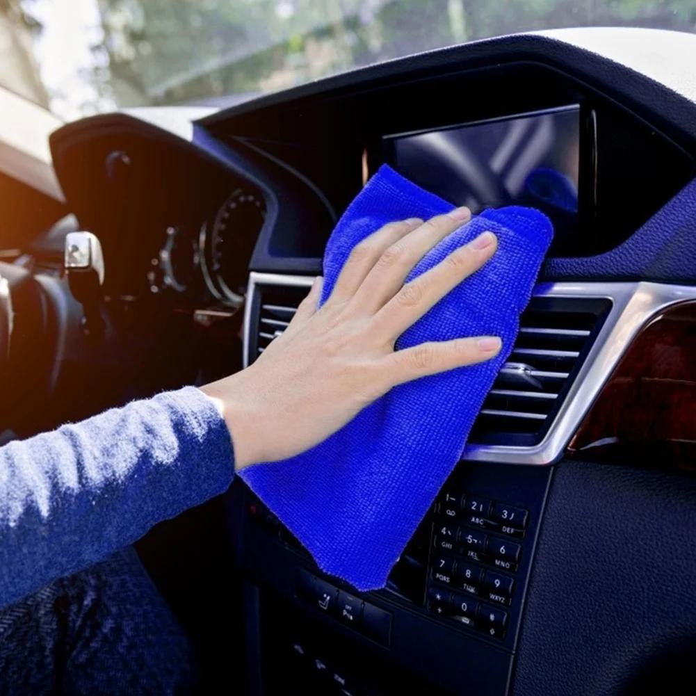 Microfiber Soft Cloths 30x30cm, Quick‑dry, Car & Home Cleaning, 25‑pcs.