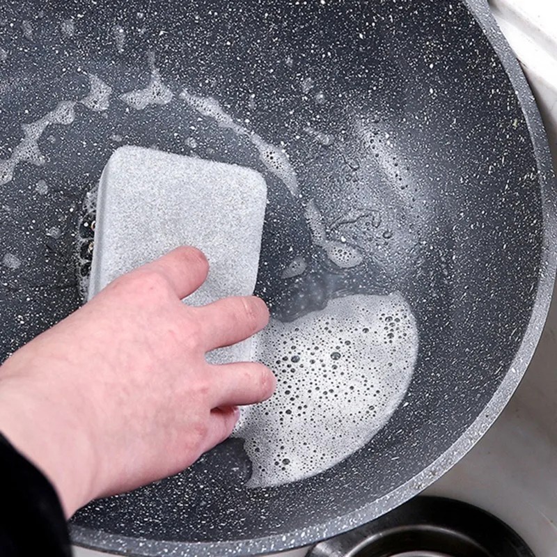 5/10/20/30pcs 3-Layer Dishwashing Sponge Scouring Pads Kitchen Cleaning Set