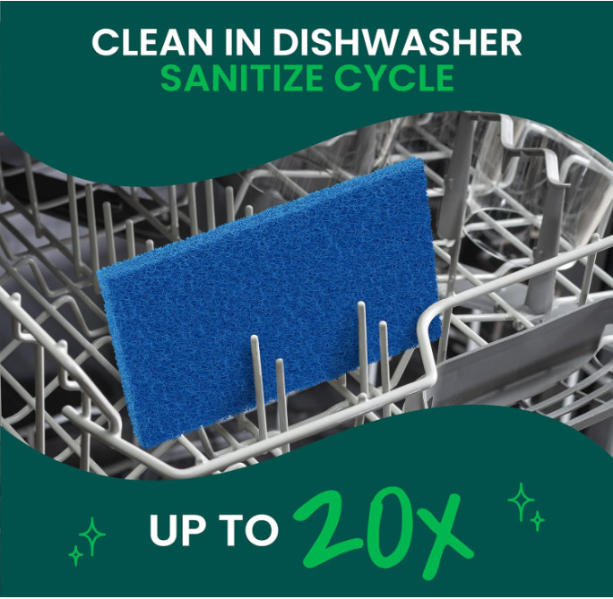Scotch-Brite Non-Scratch Scour Pads, Scouring Pads for Kitchen and Dish Cleaning