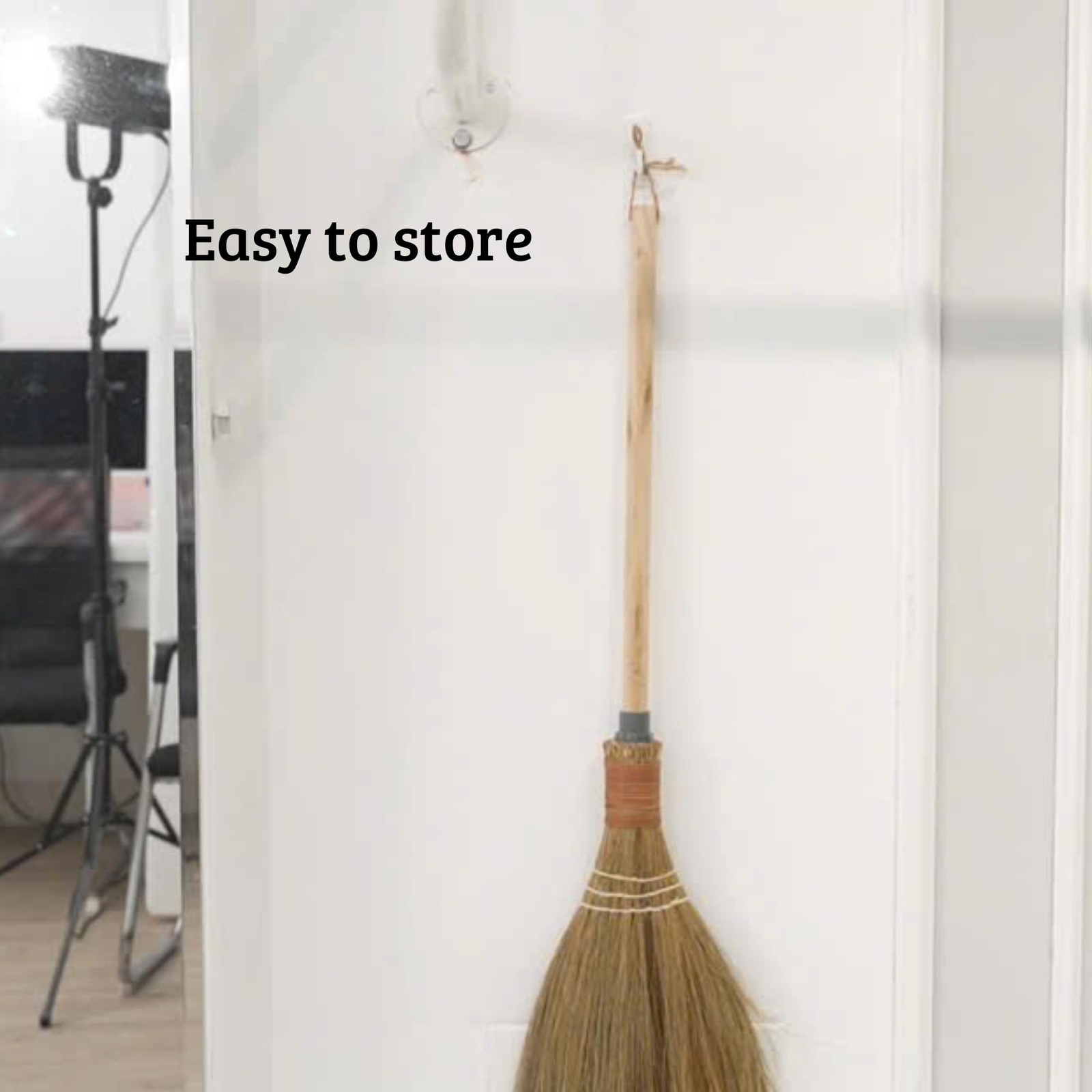 Natural Whisk Sweeping Hand Handle Broom – Vietnamese Straw Soft