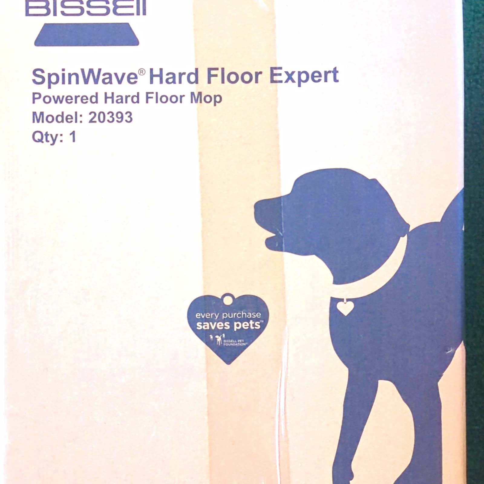 BISSELL SpinWave Hard Floor Expert 20393 Powered Mop, Brown/Black