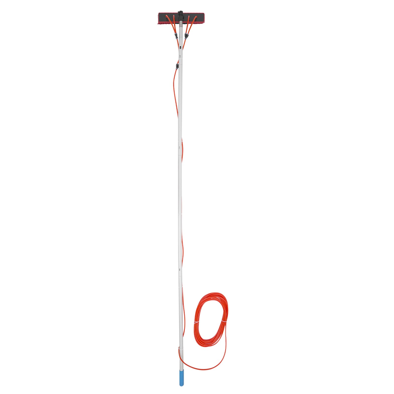 Long Reach Solar Panel Cleaning Brush Kit, Window Cleaning Water-Fed Rod Kit, 3m