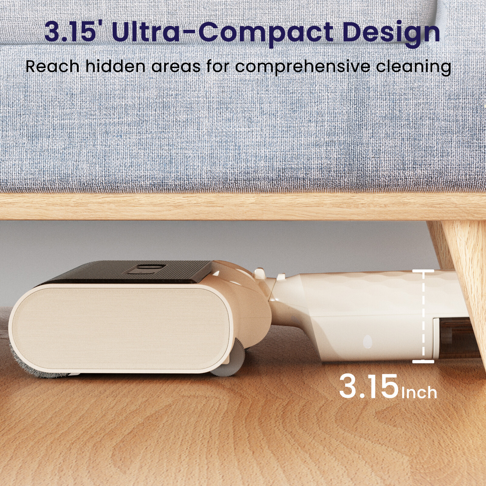 Lefant Wet Dry Vacuum Mop Self-Cleaning Lightweight Cordless Smart Floor Cleaner