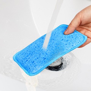 12 Pack Scrub & Wipe Cloths, Dual-Sided Sponges for Kitchen, All-Purpose Cloth