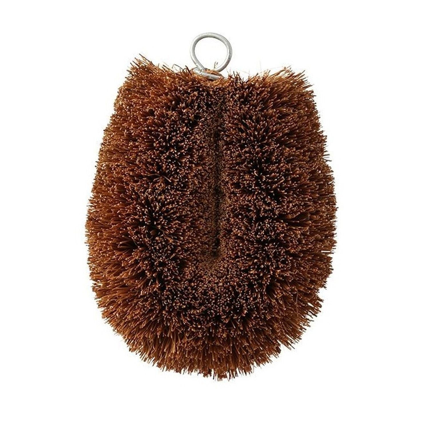“TAWASHI” VEGETABLE SCRUB BRUSH 1 Count (Pack of 1), Dark Brown