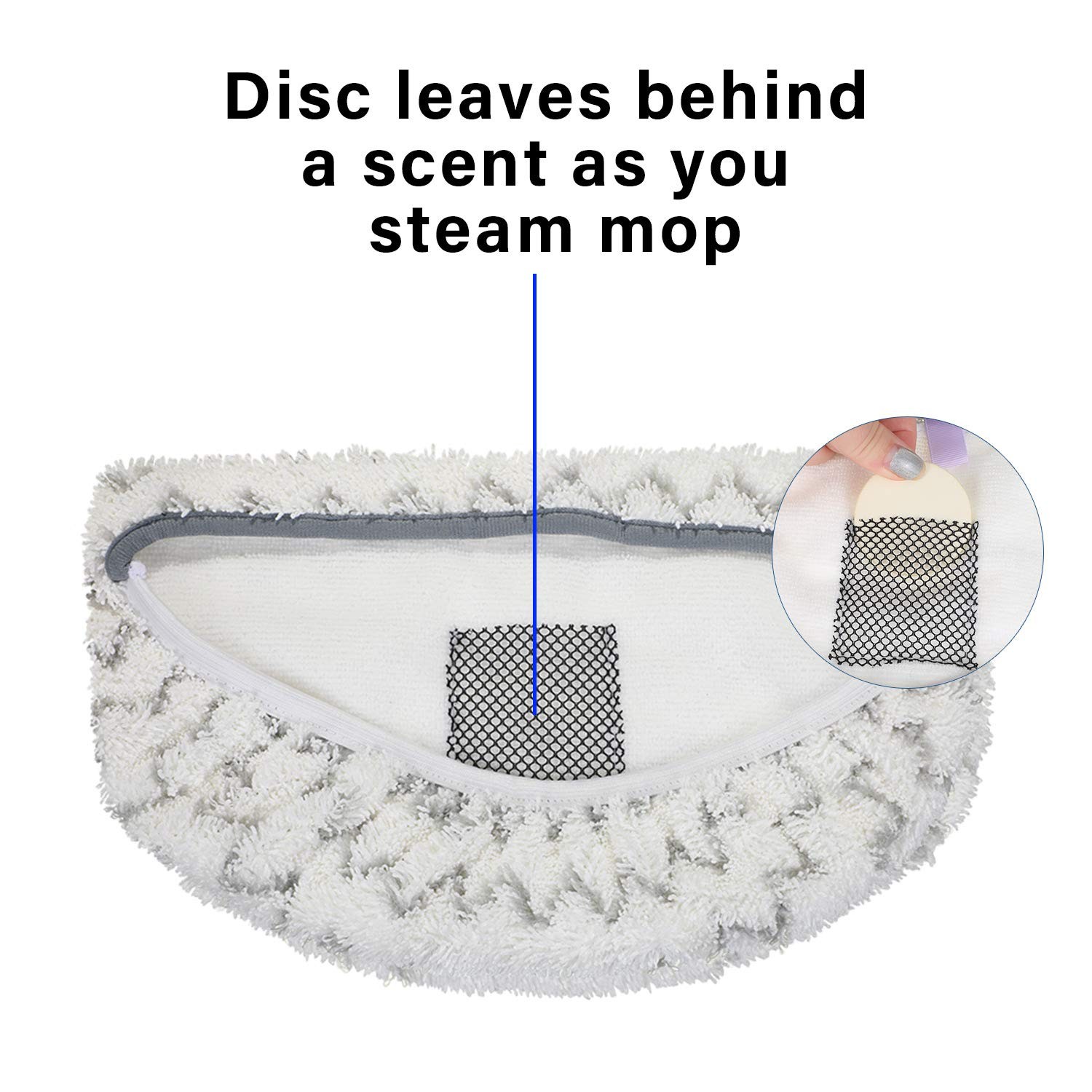24 Pack Replacement Steam Mop Scent Discs Steam Mop Fragrance Discs Pads