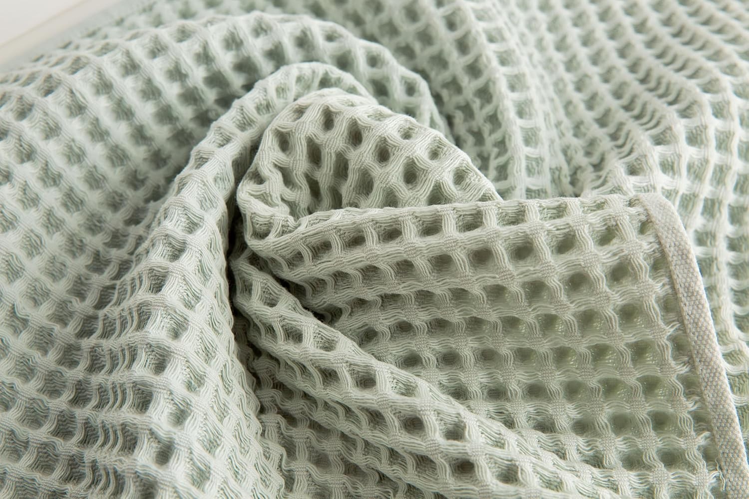 Waffle Cotton Bath Towels-100% Turkish Cotton, Quick Dry, Ultra Soft, Premium